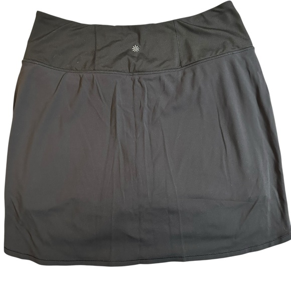 Athleta Black Fairway Golf Skort Tennis 16” Skirt/Shorts - Picture 6 of 8